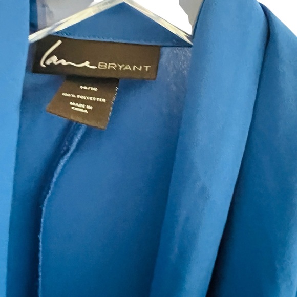 Lane Bryant Open Blue Draped Cardigan Top - Picture 5 of 5